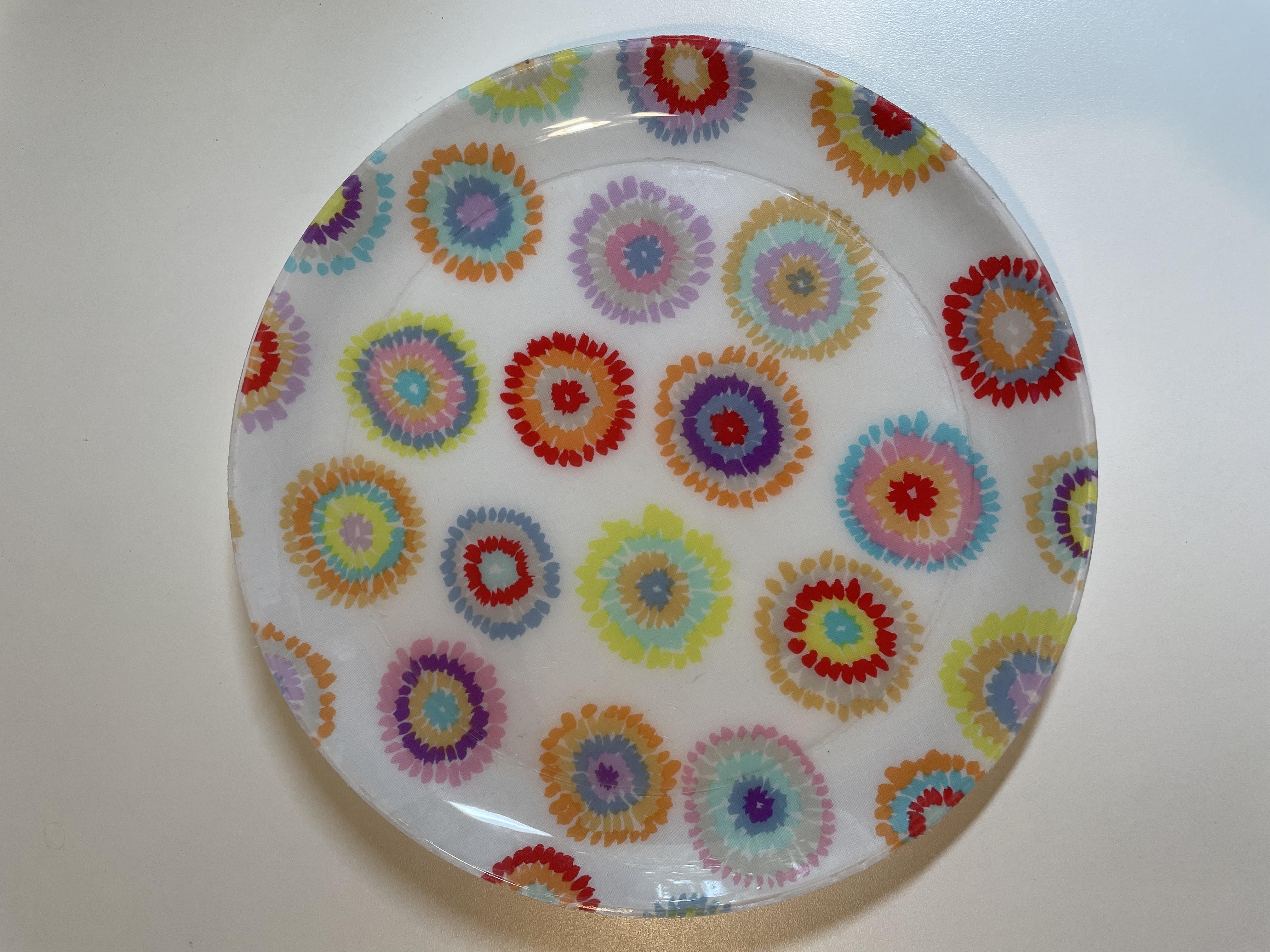 First attempt using plastic plate - student project