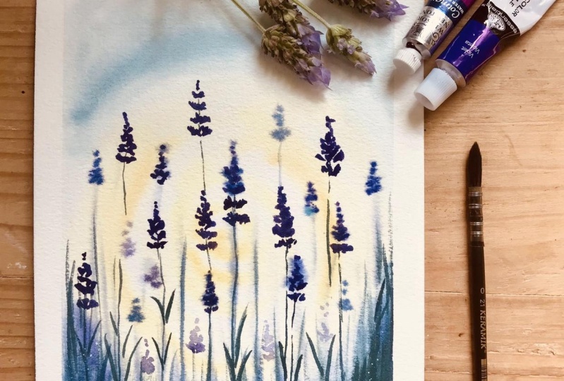Lavender field Leda Zanini Crestes