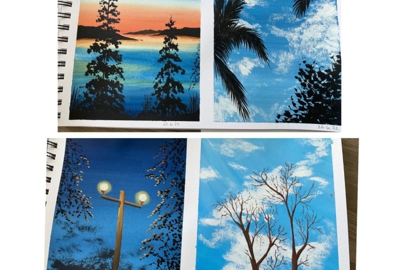 Gouache 30 day challenge