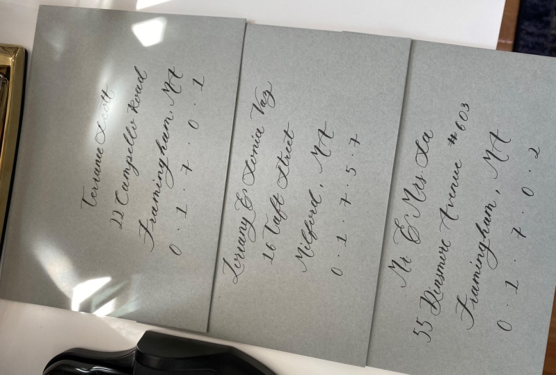 Calligraphy Addressing
