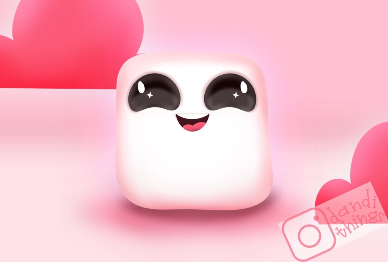 Tickled Pink Puff - student project