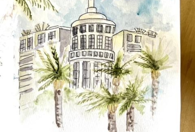Watercolor sketch