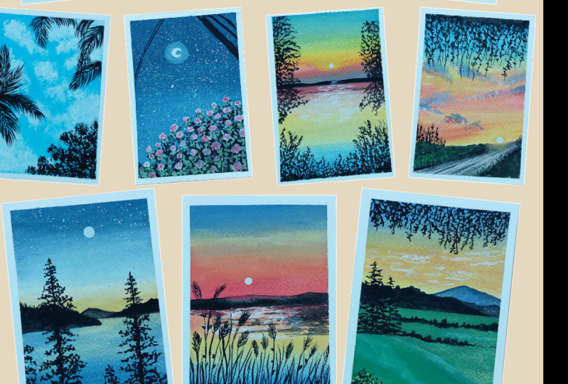 Gouache Landscapes