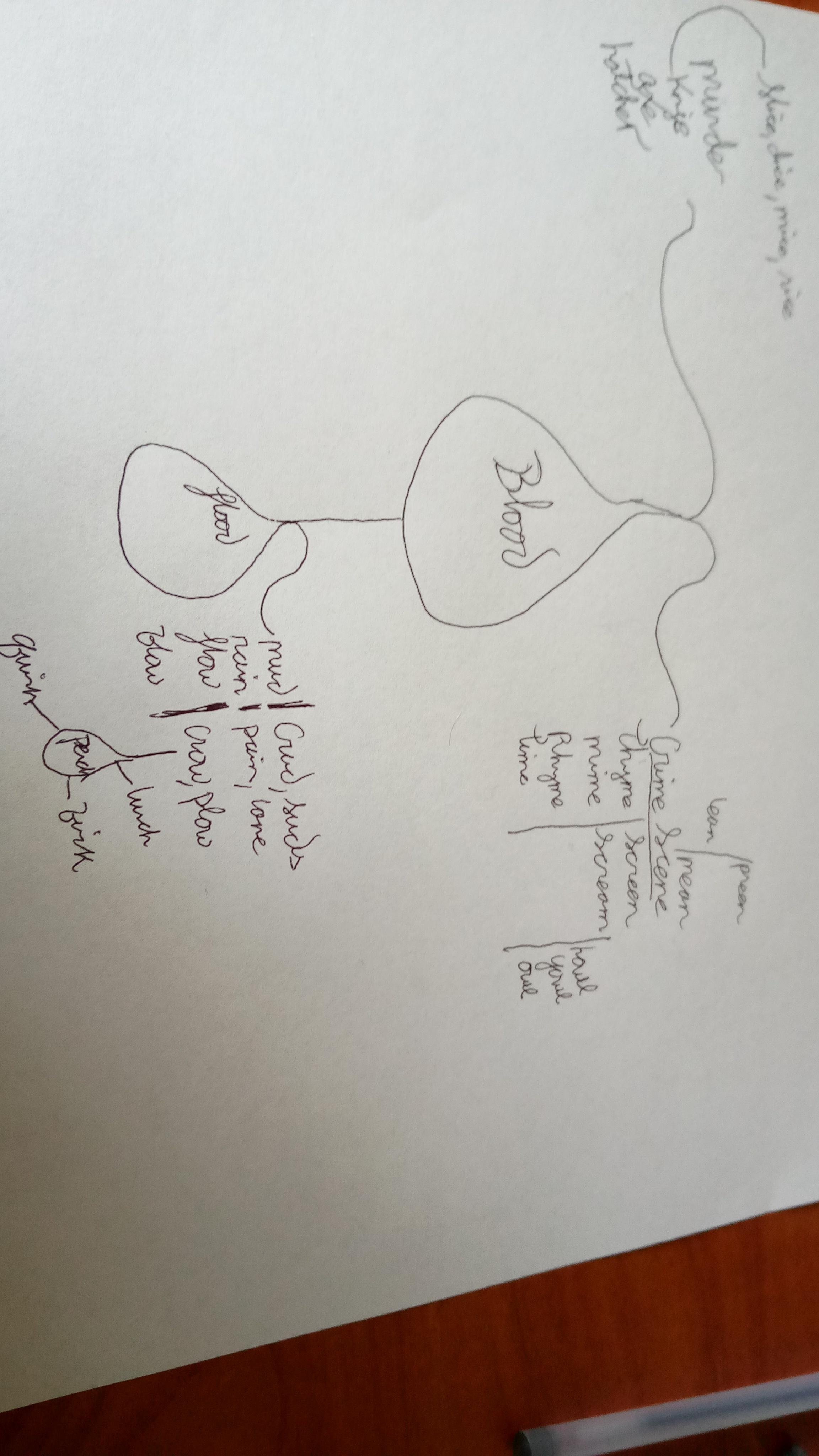 Blood Mind Map - student project
