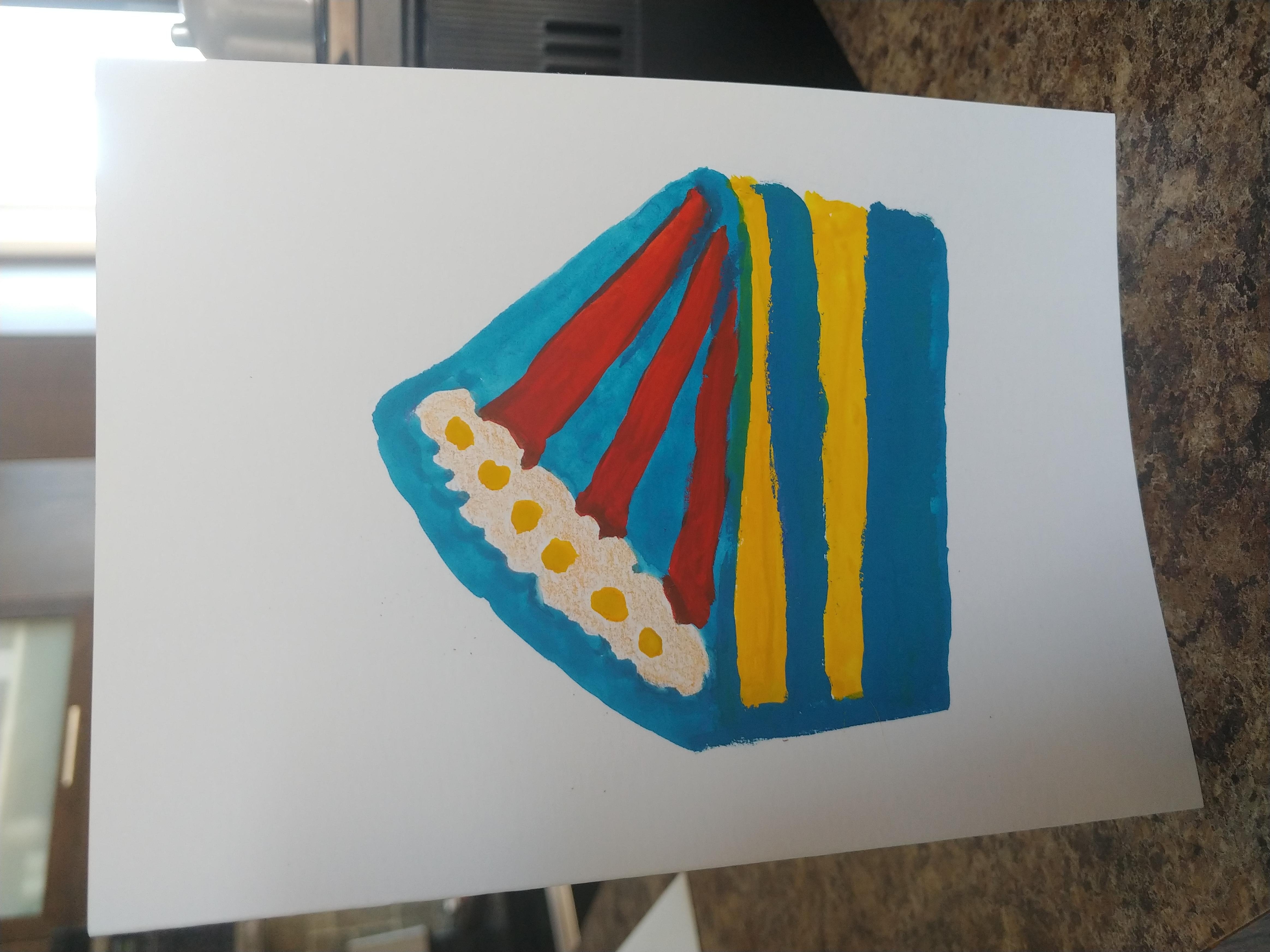 My first gouache painting! - student project