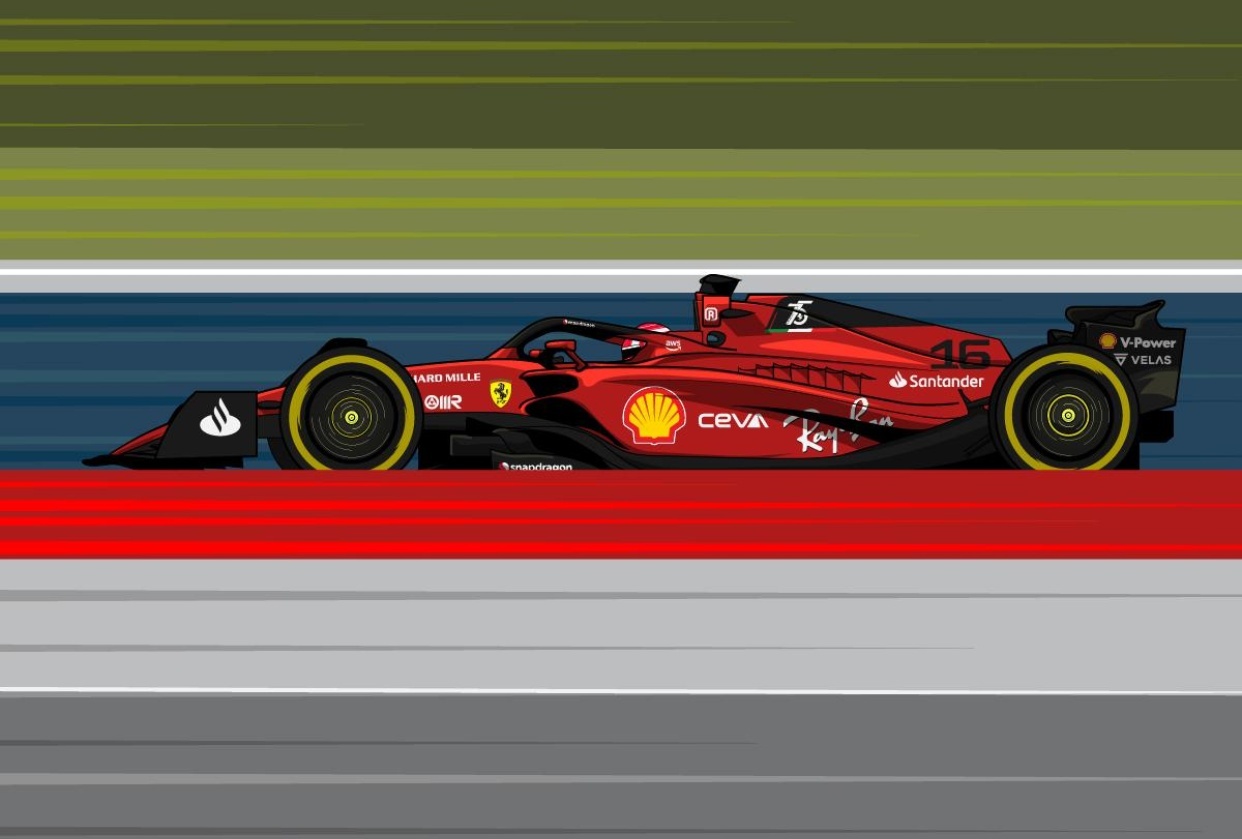 F1 Ferrari 2022 - student project
