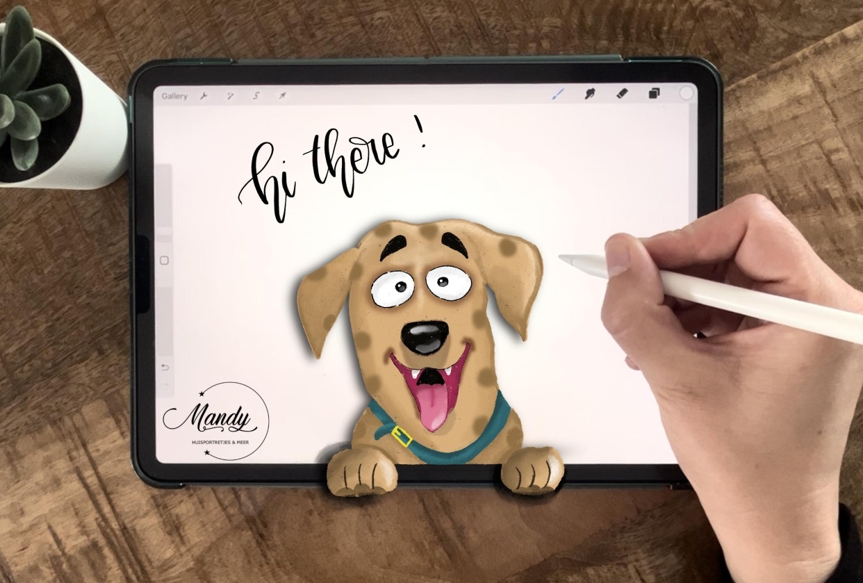Cute dog - student project