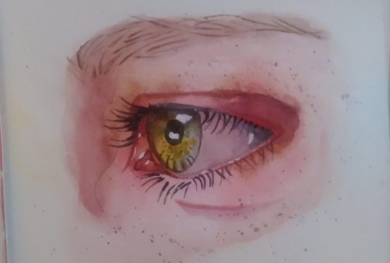 Watercolor eye