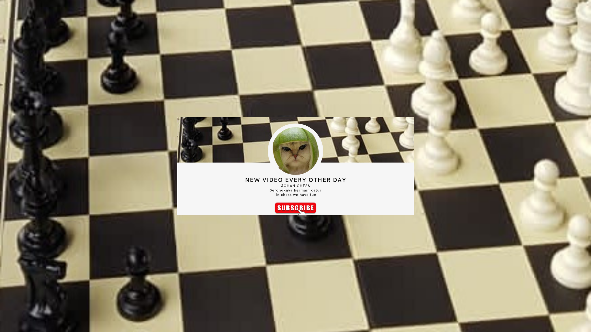 Youtube Chess Channel - student project