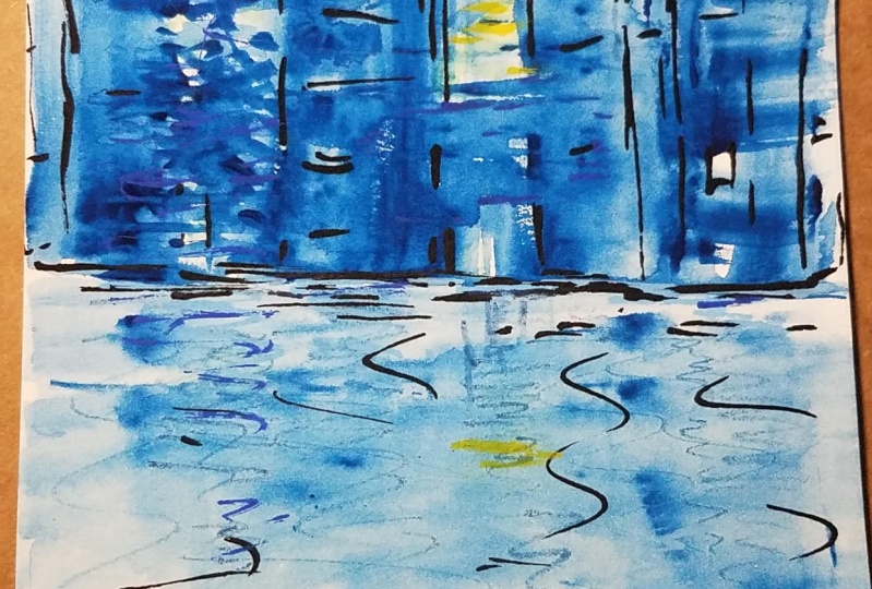 Abstract landcity