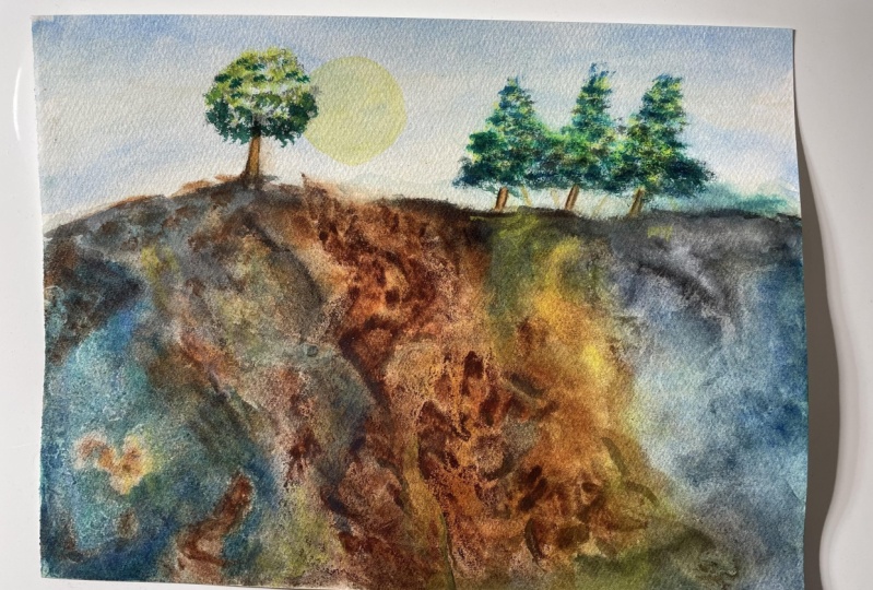 solitary tree