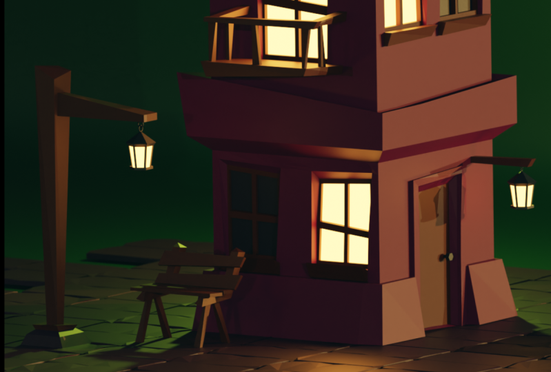 The haunted building
