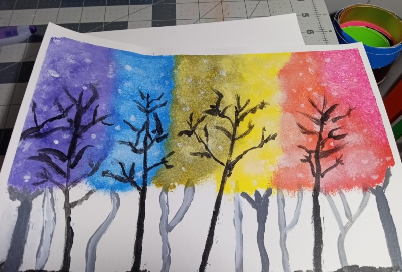 Rainbow magic trees