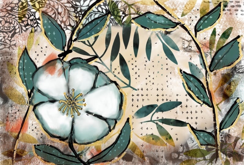 Art journal page