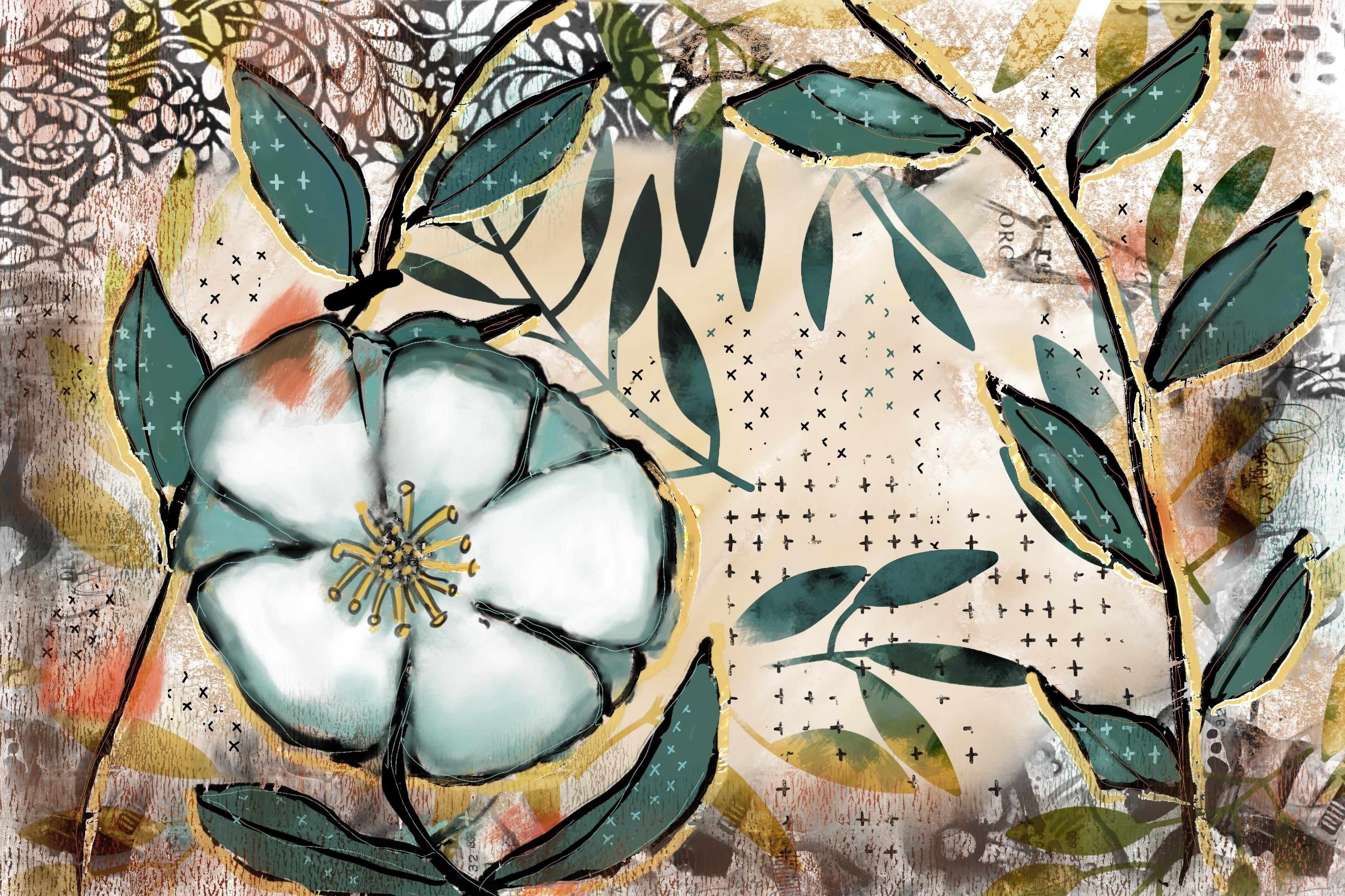 Art journal page - student project