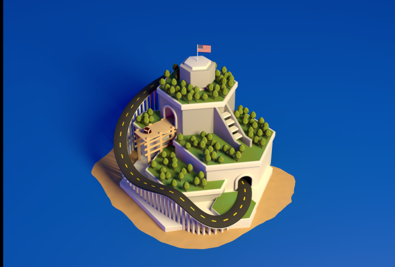 Little Island for Fourth of July!