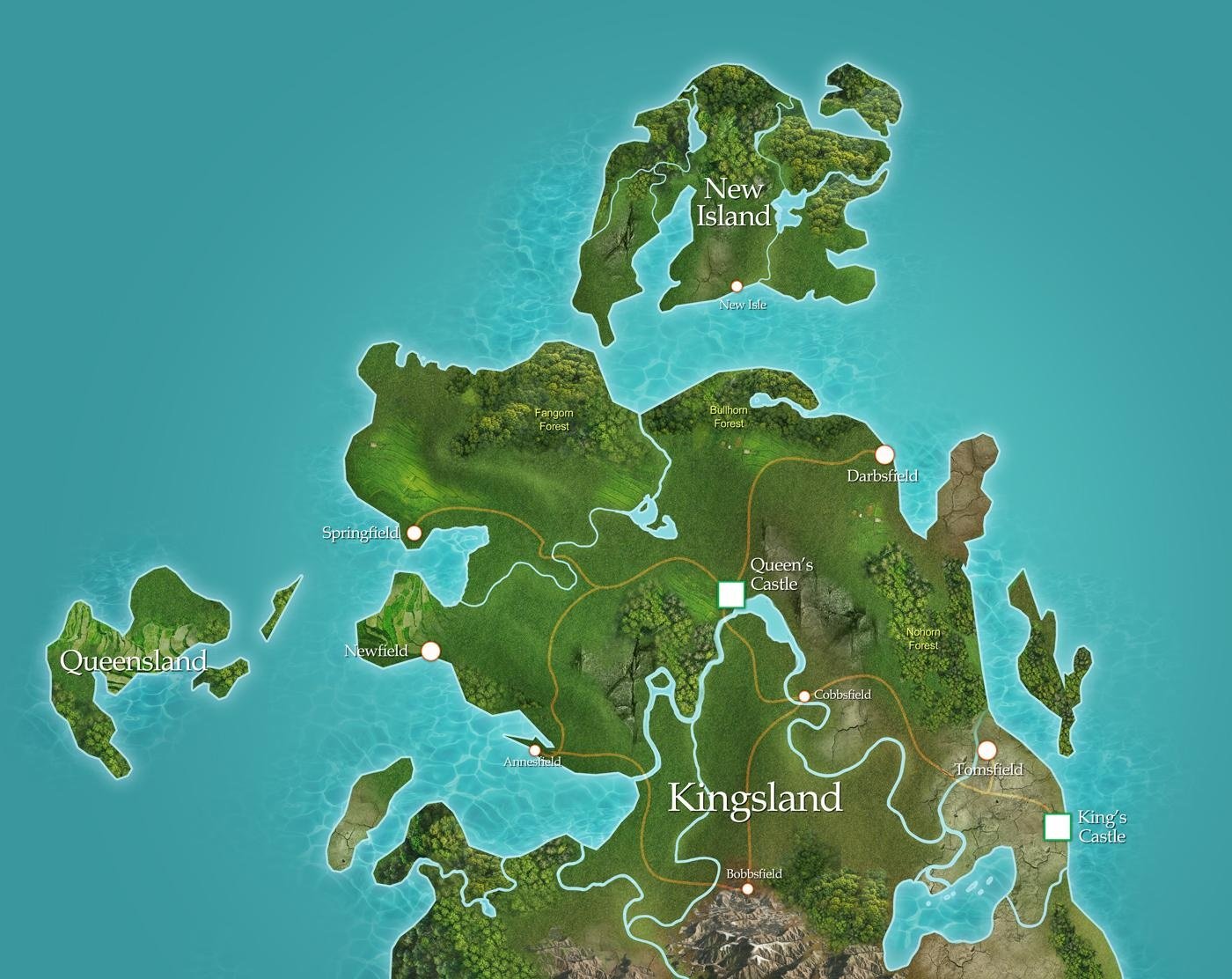 Como criar mapas fantasia com textura natural (usando Adobe Photoshop) |  James Rozak | Skillshare, image size:1400x1112