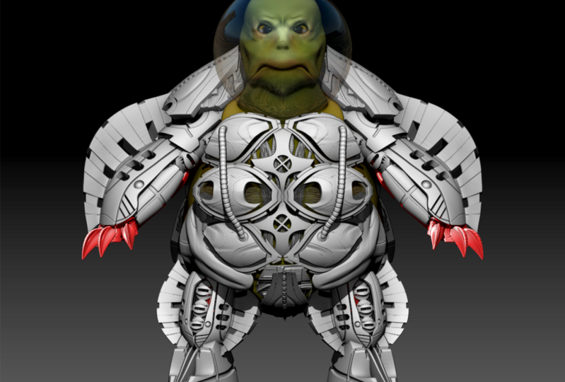sci fi turtle