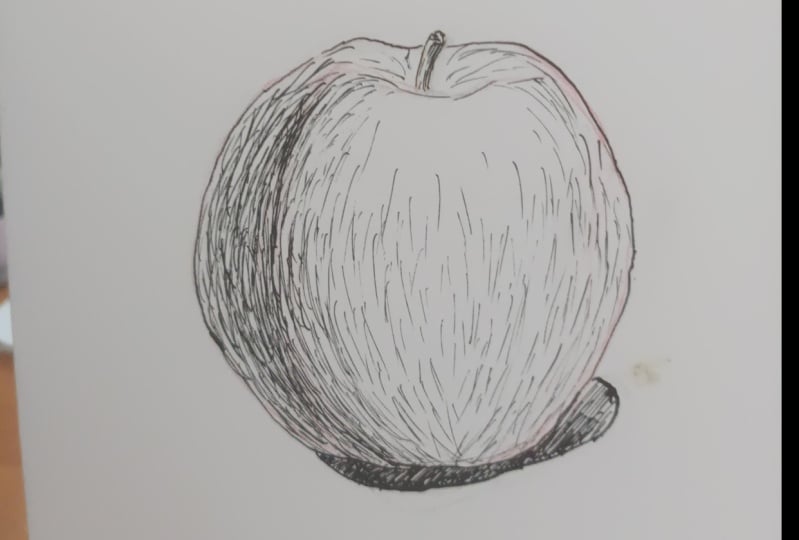 Apple drawing