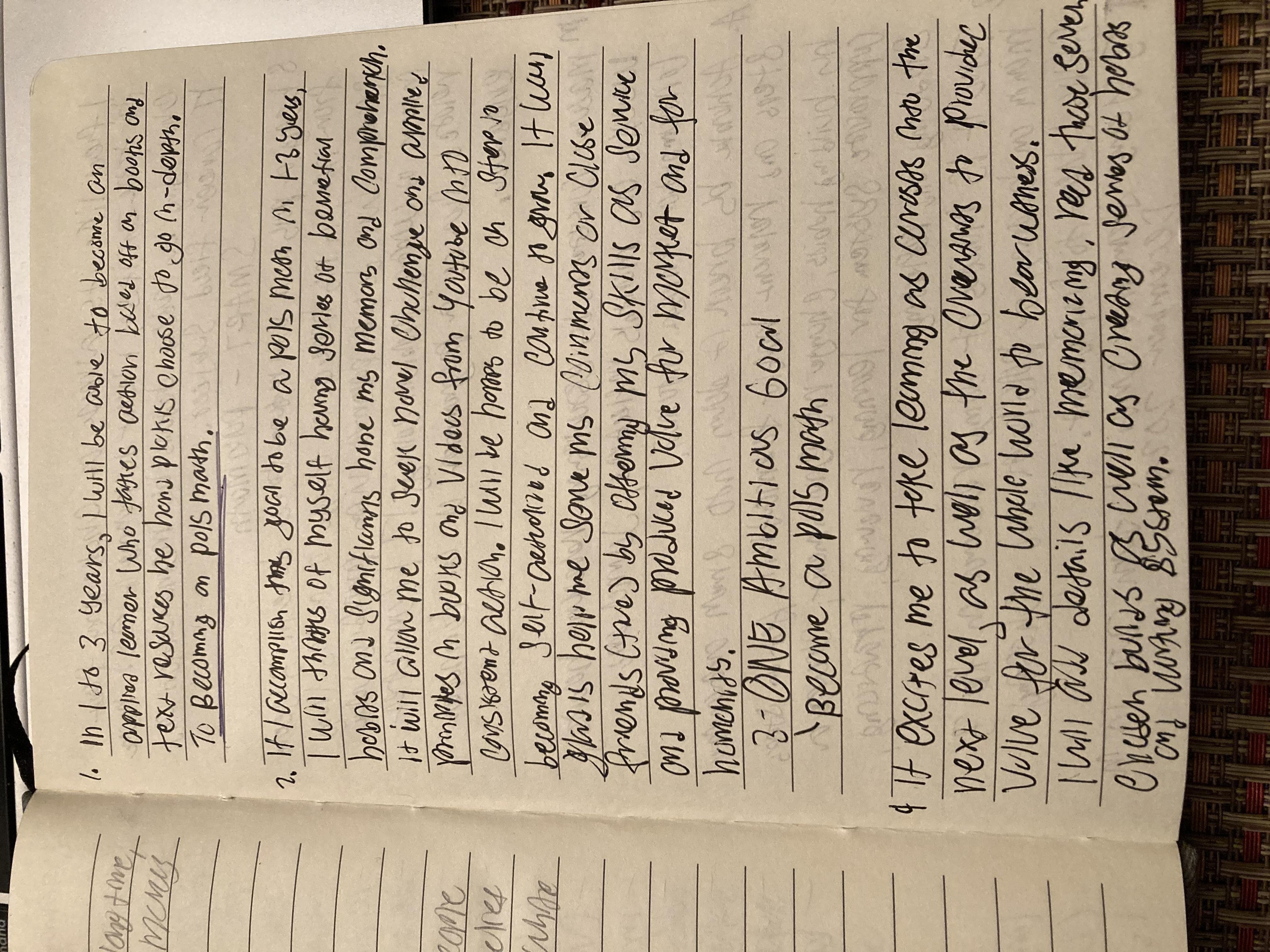 My defined goal - student project