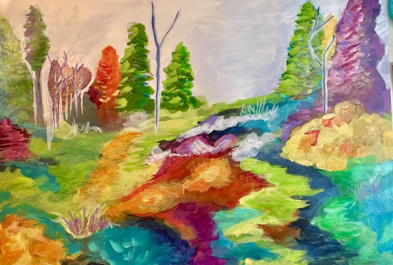 abstract acrylic