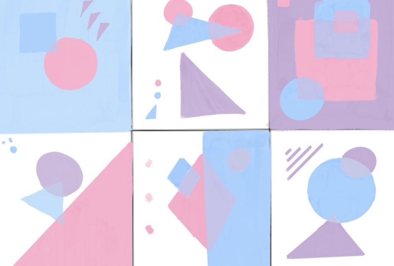 playful pastels