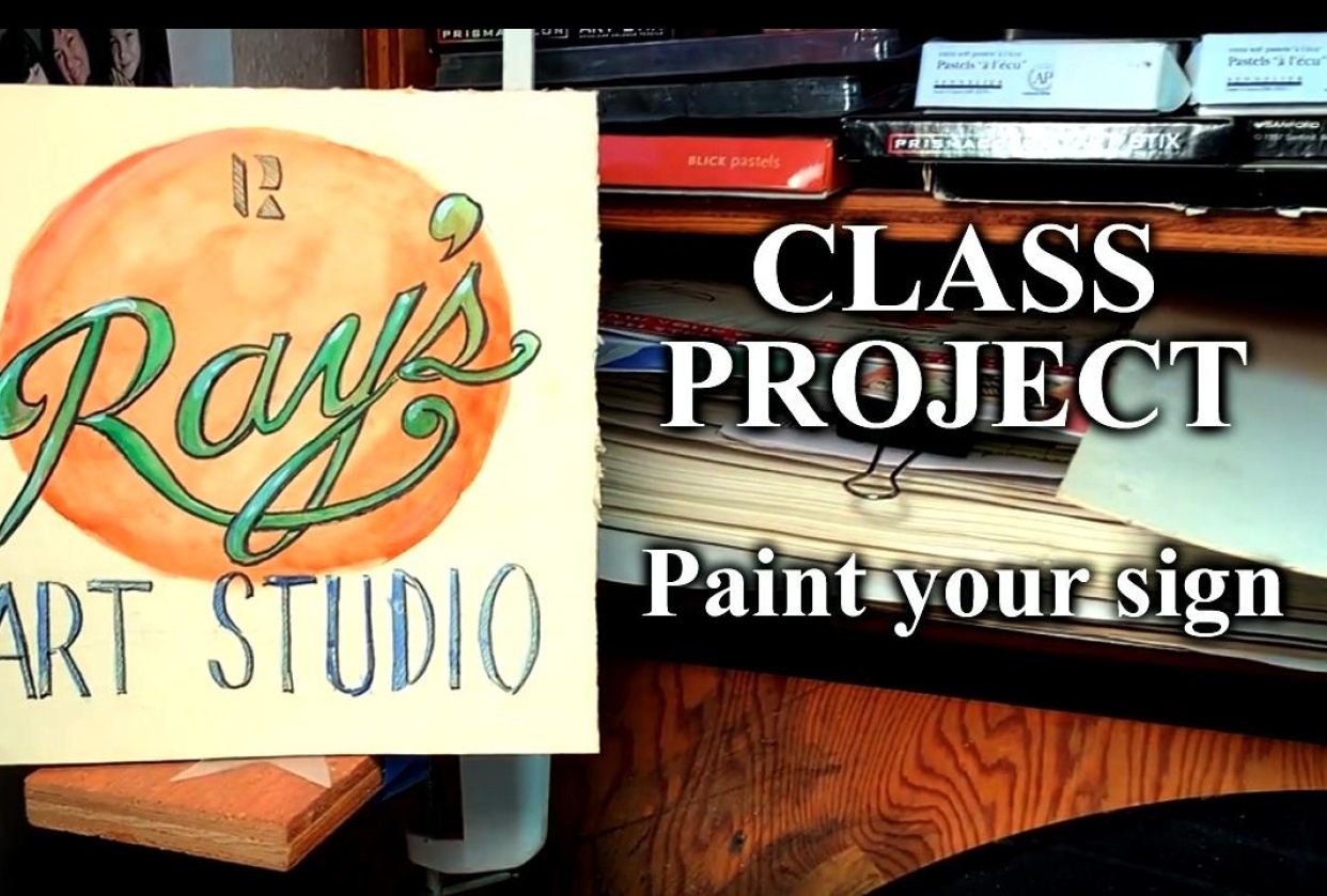 Hand Lettering Projects - student project