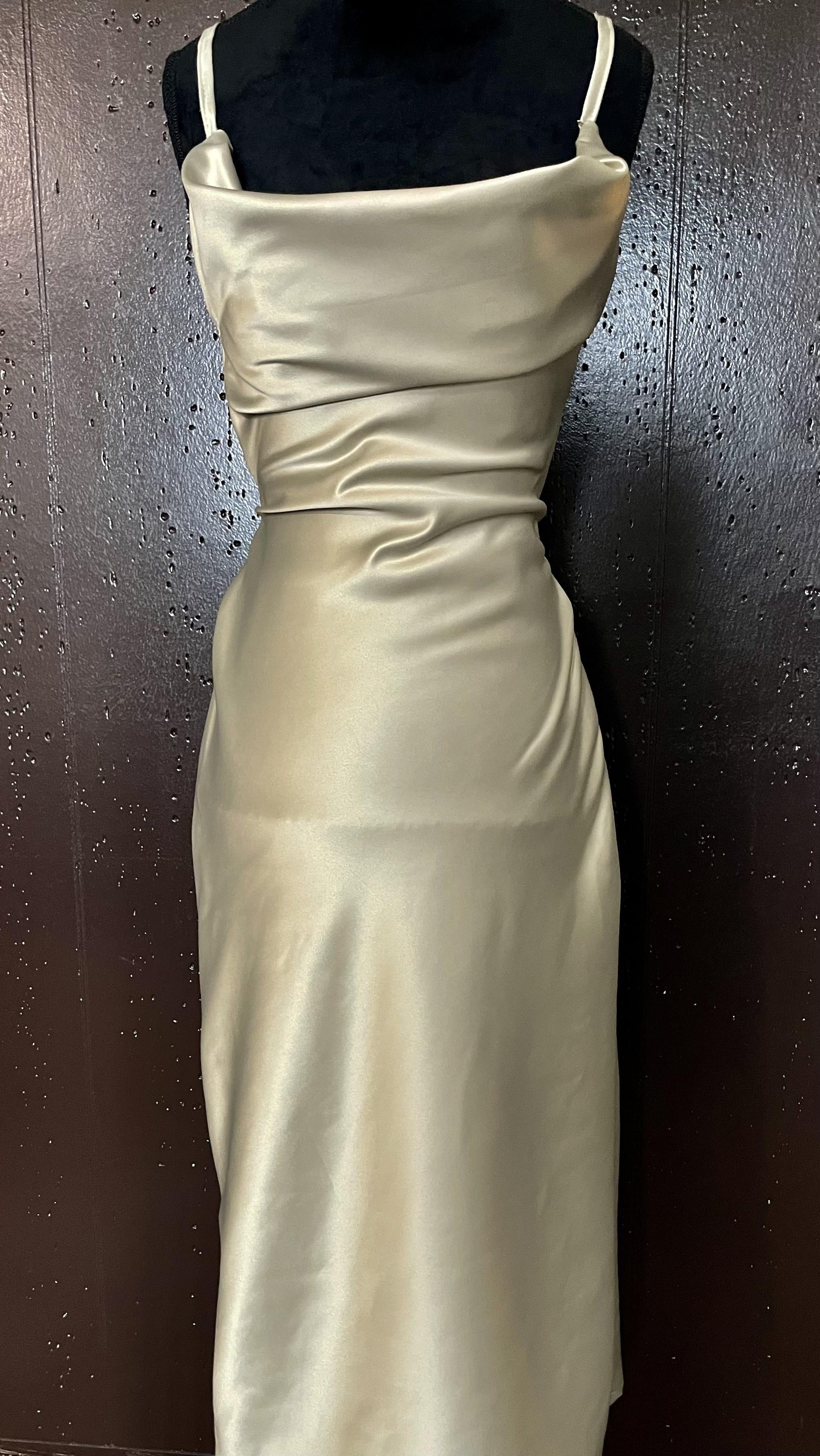 Cowl neck dress - student project