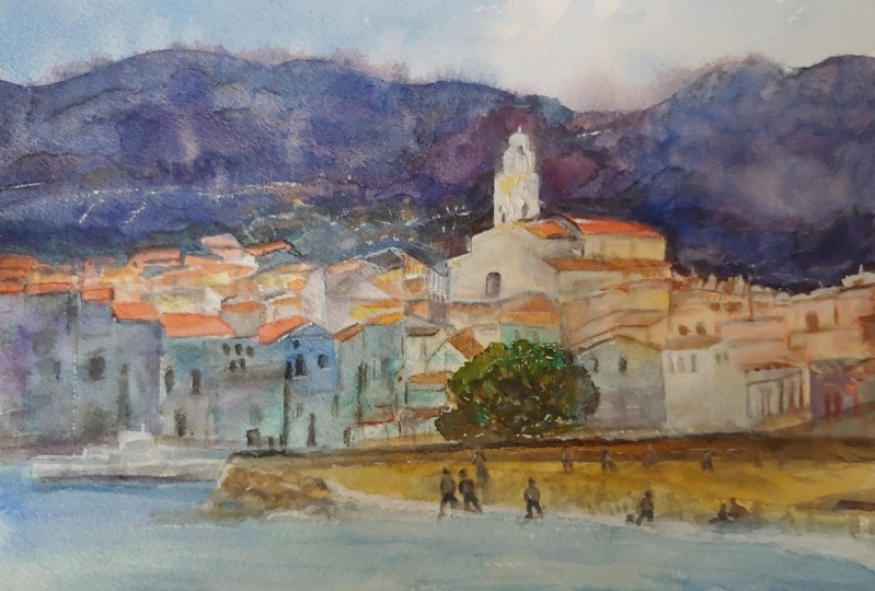 Seaside Landscape Painting