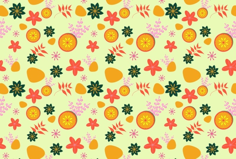 Tropical Flora Pattern