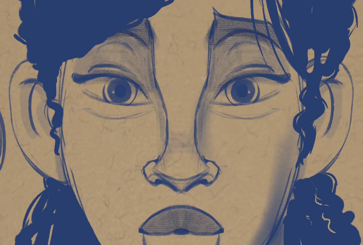 Visages Crayonnés - student project