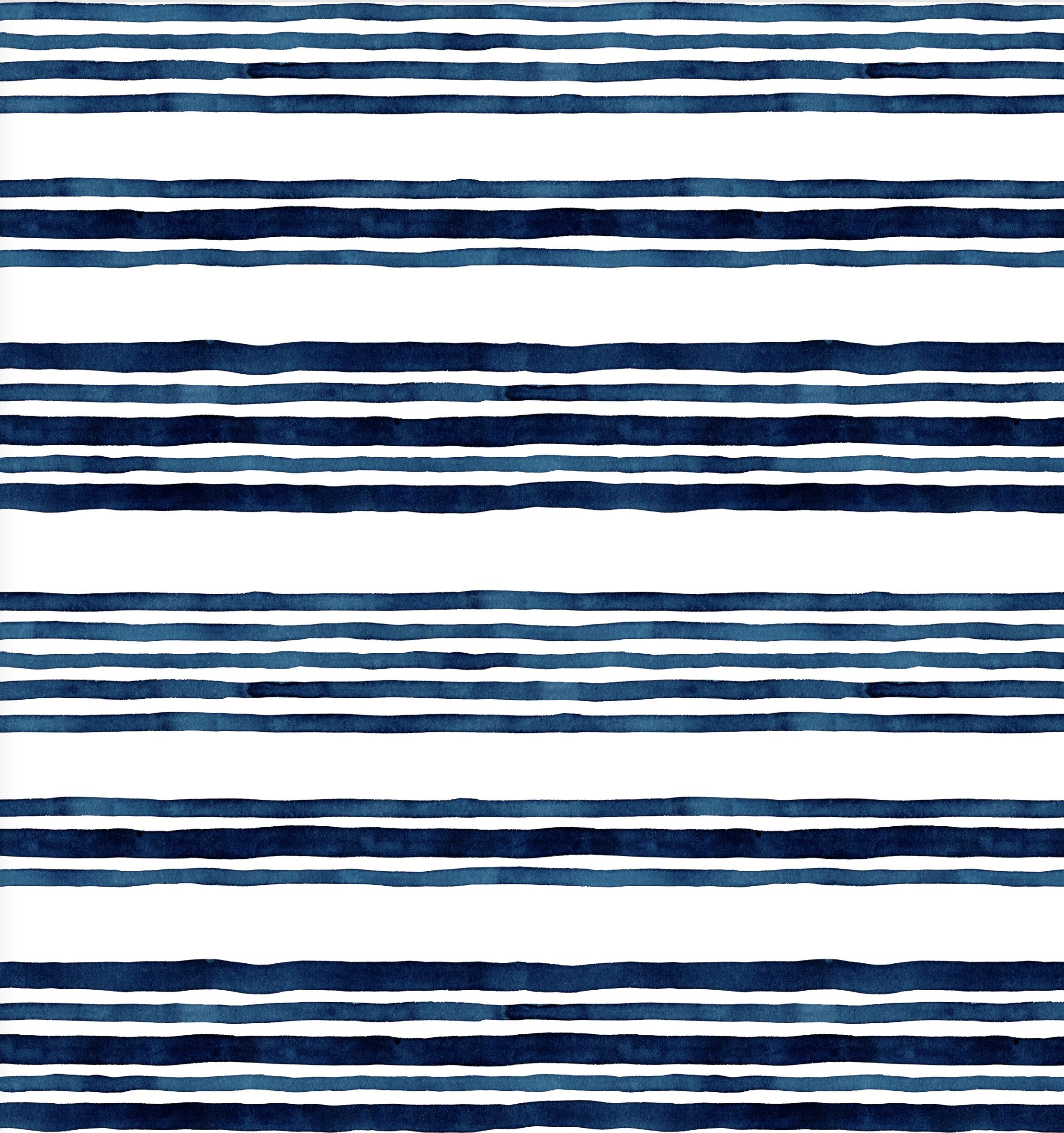 Indigo watercolour stripes - student project