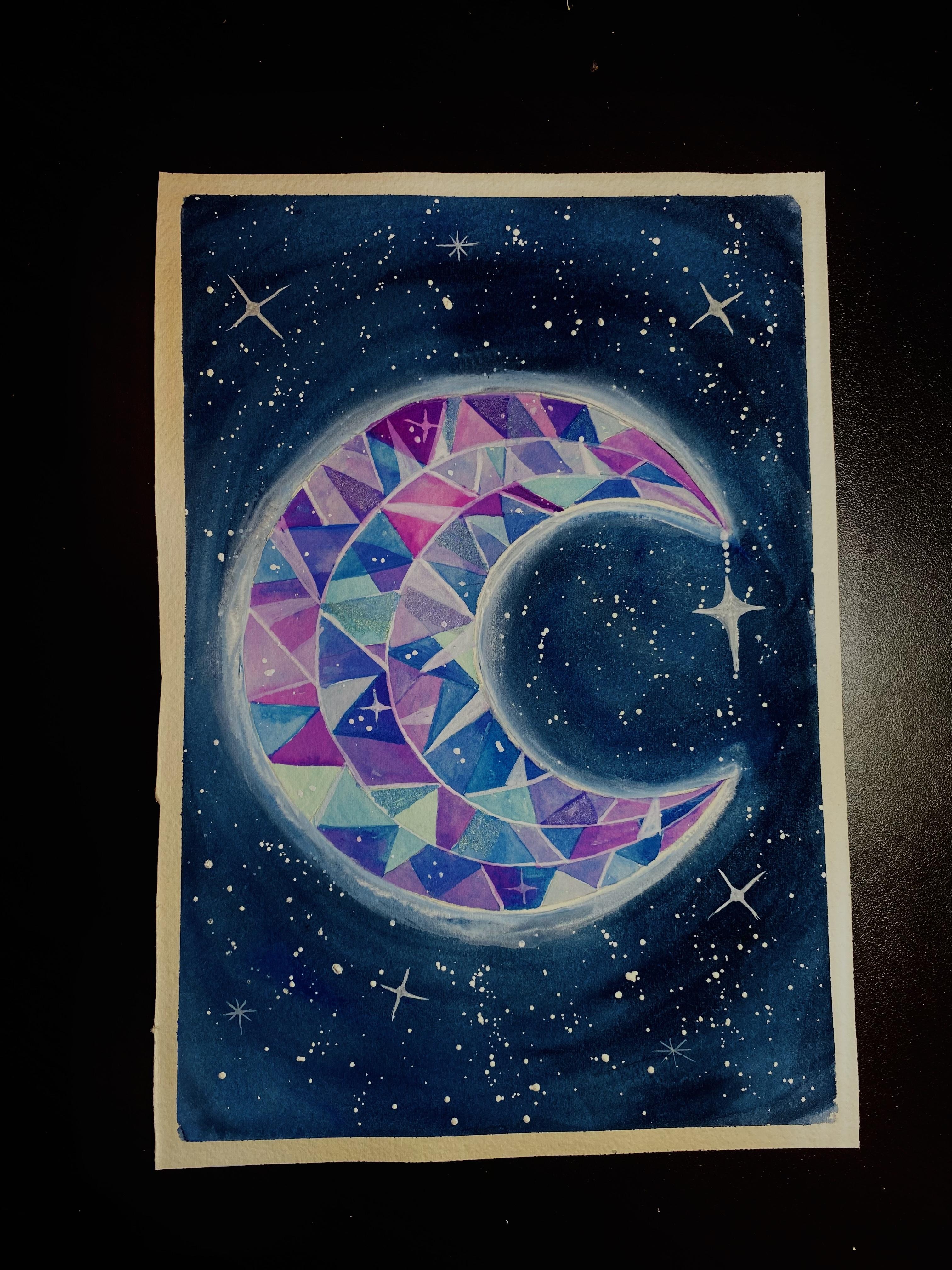 Comment Dessiner Un Croissant De Lune Pierres précieuses célestes : la lune de croissant | Vanessa Lesniak | Skillshare