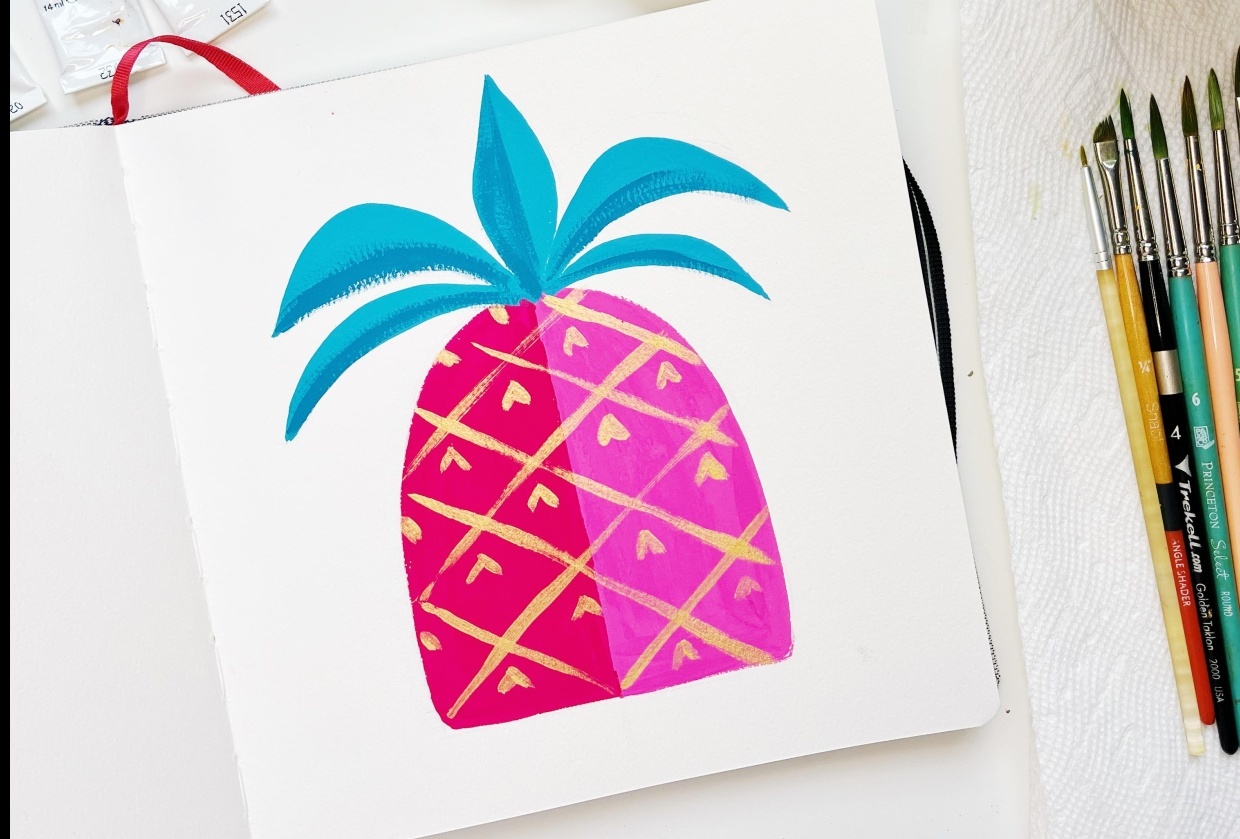 Pink Pineapple - student project