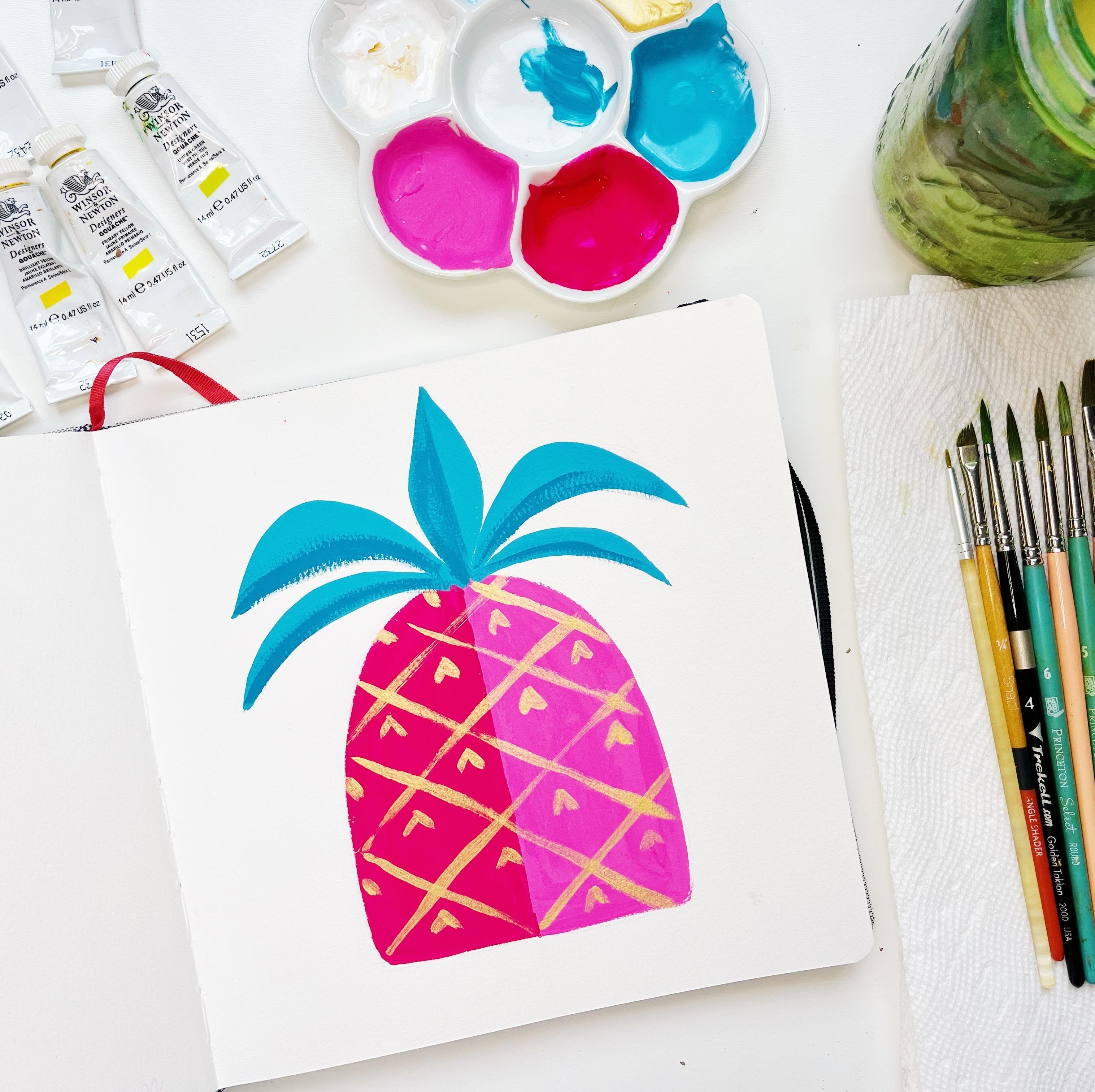 Pink Pineapple - student project