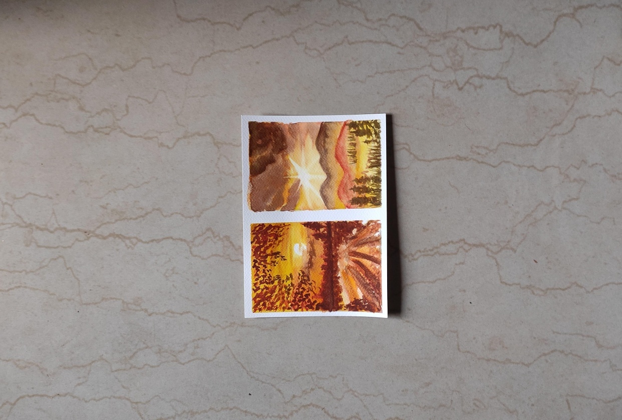 Evocative Golden Hour Landscape - student project