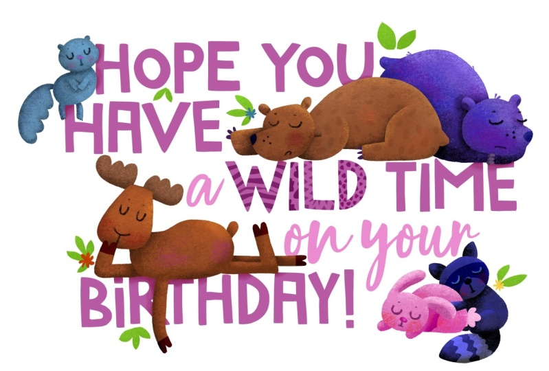 Wild Birthday Animals
