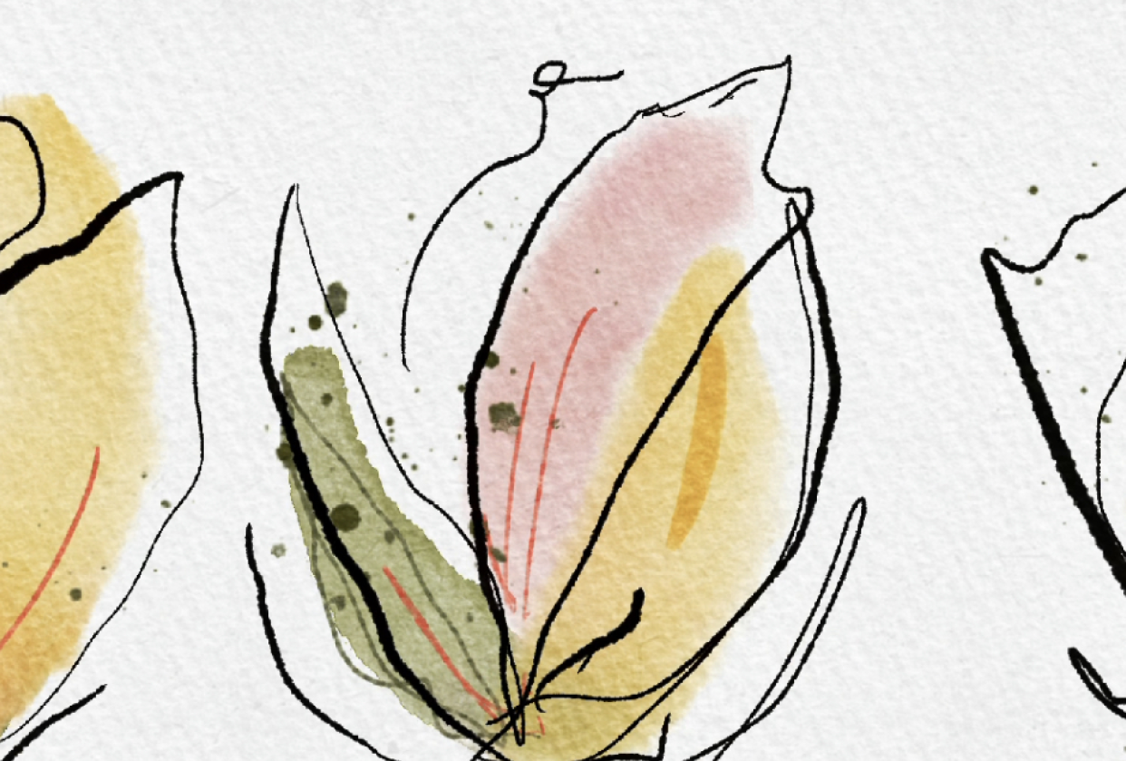 Abstract floral - student project