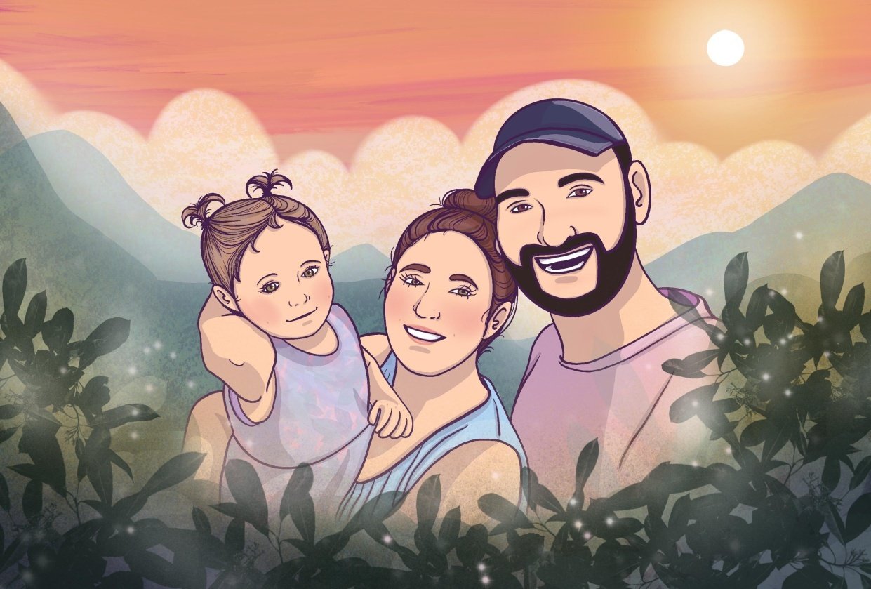 Family portrait - student project
