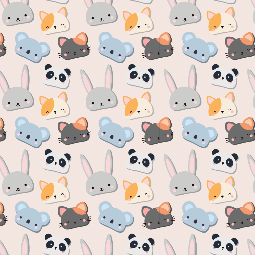 Vector Animal Pattern - student project