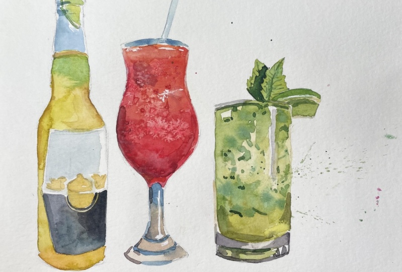 Corona, Daiquiri and Mojito