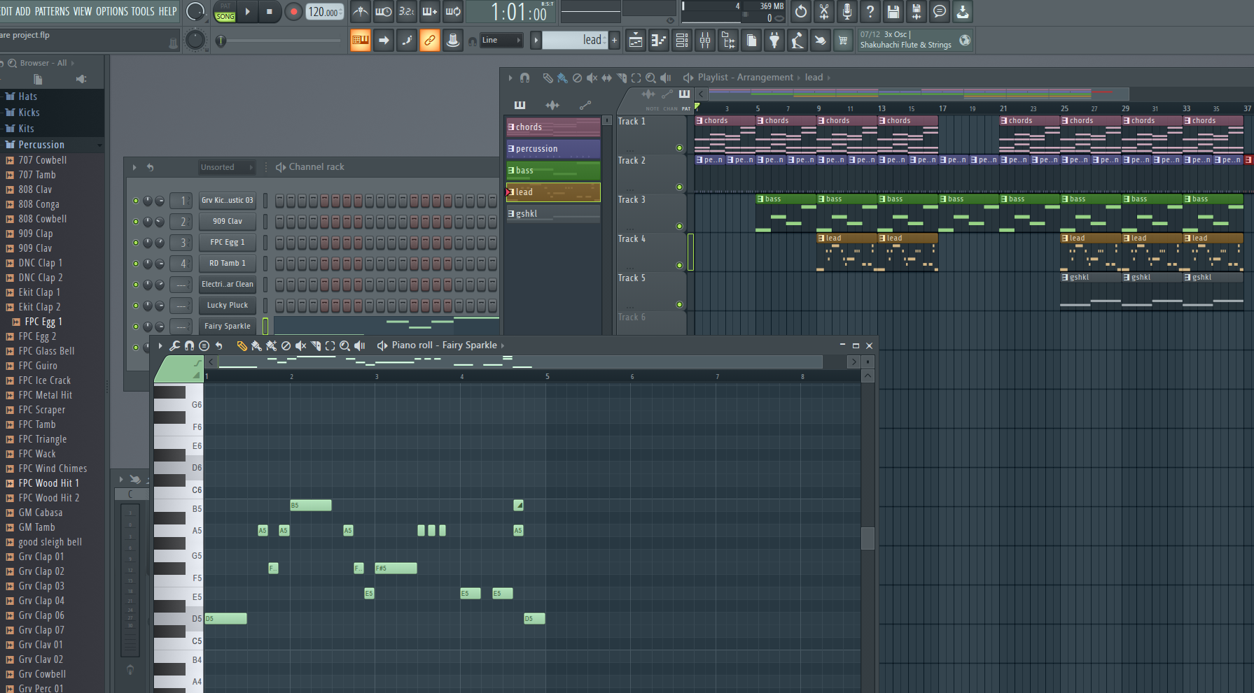 First ditty since learning about chords and keys - student project