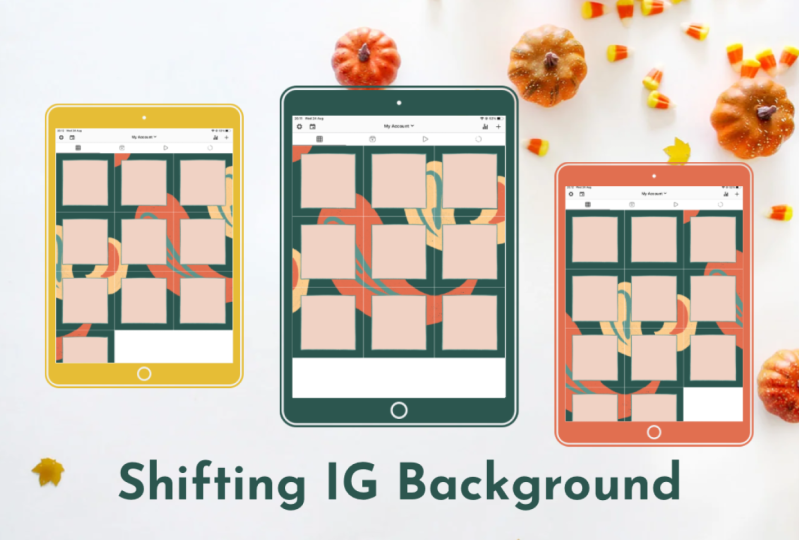 Shifting IG Background