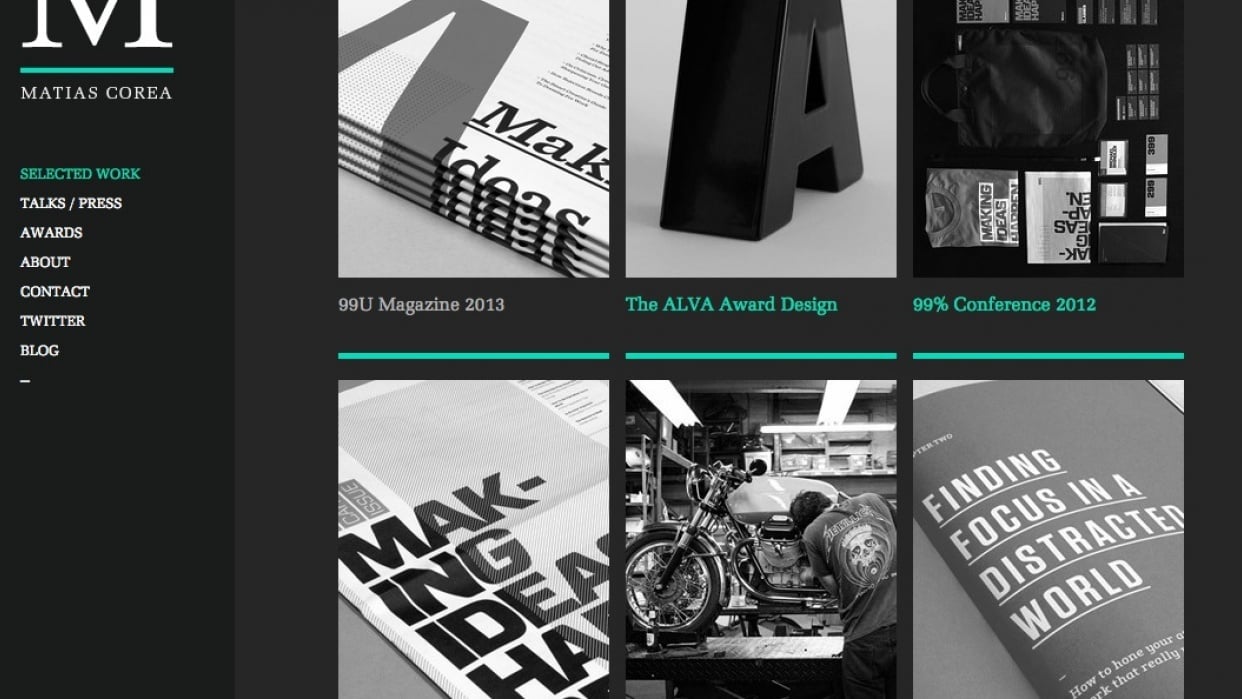Matias Corea's Portfolio Site - student project