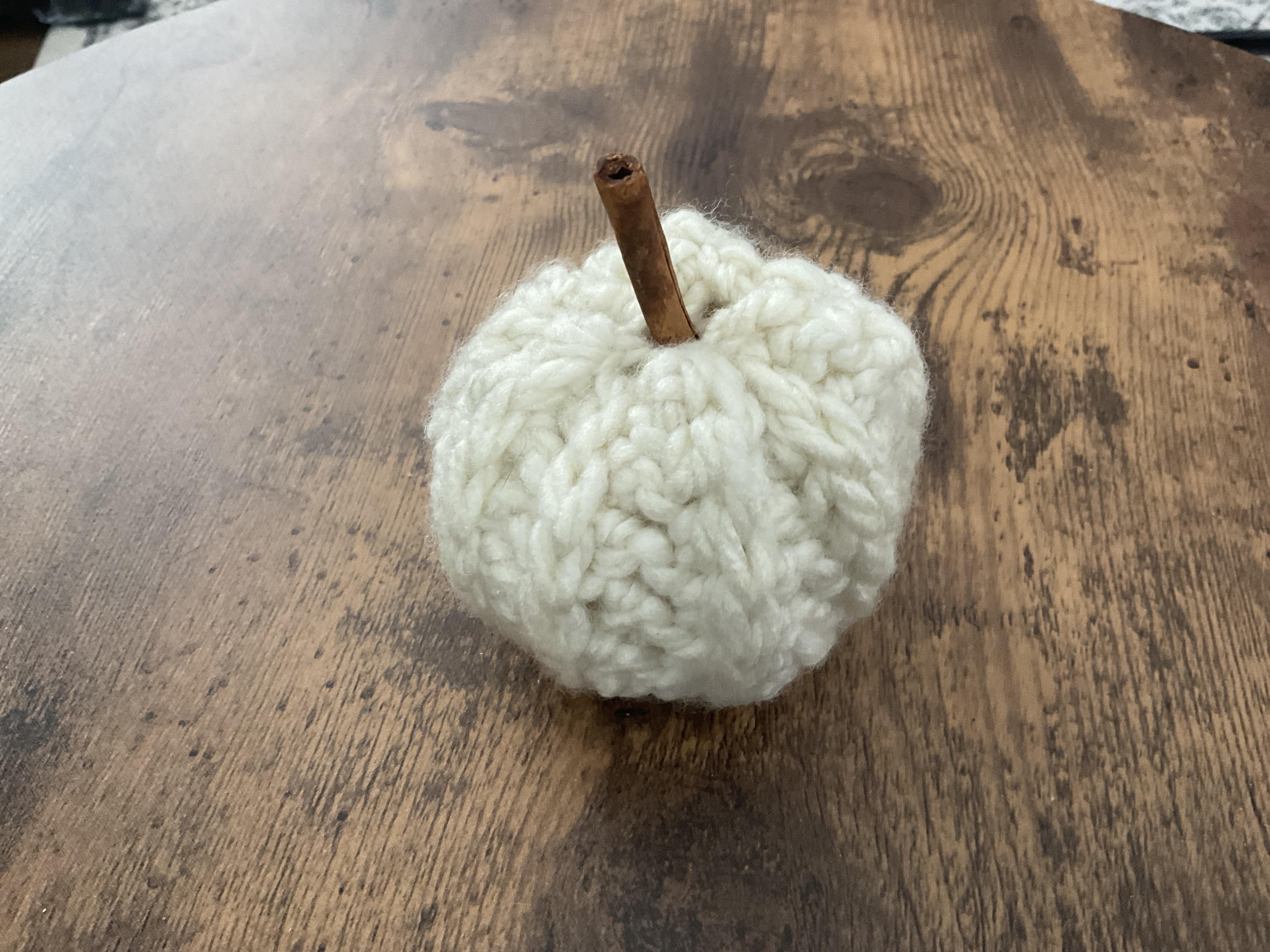 Crochet pumpkin - student project