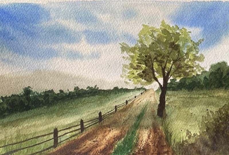 Watercolour journey with Geethu