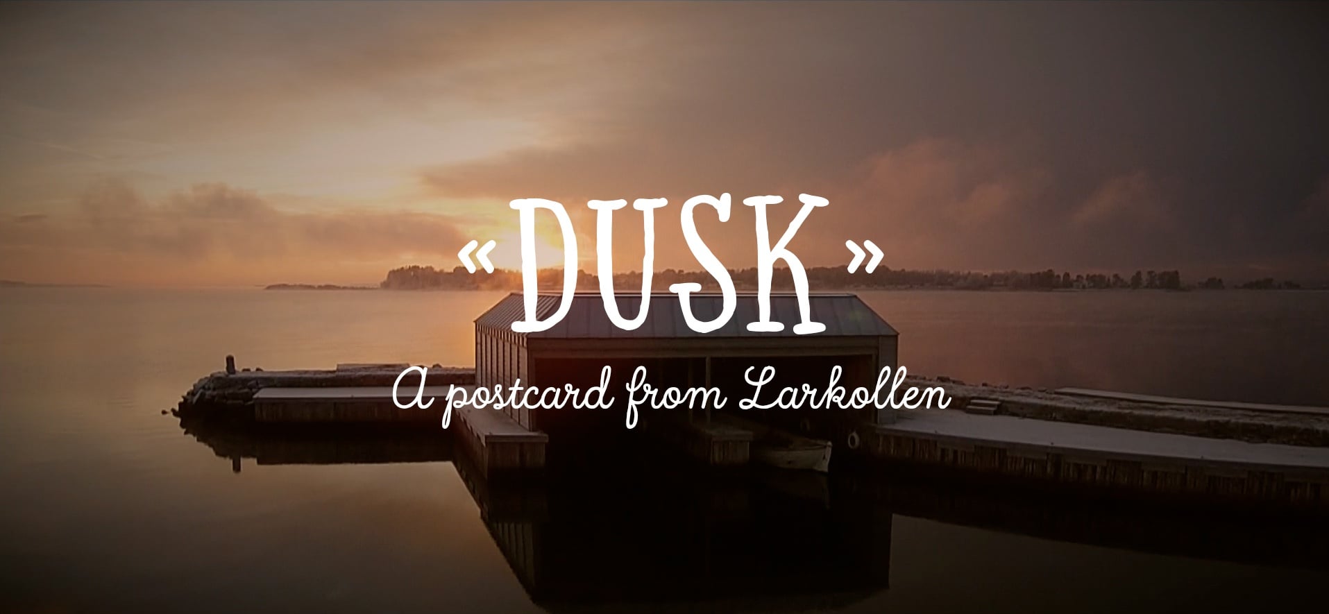 Four seasons in my home village Larkollen - student project