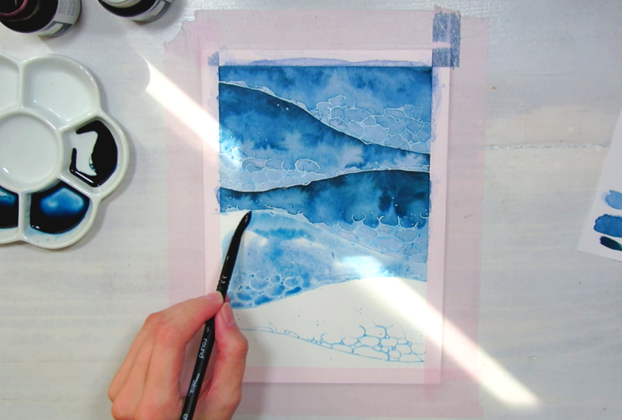 Ocean Waves and Moon Jellies - student project