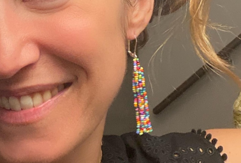 beaded earrings