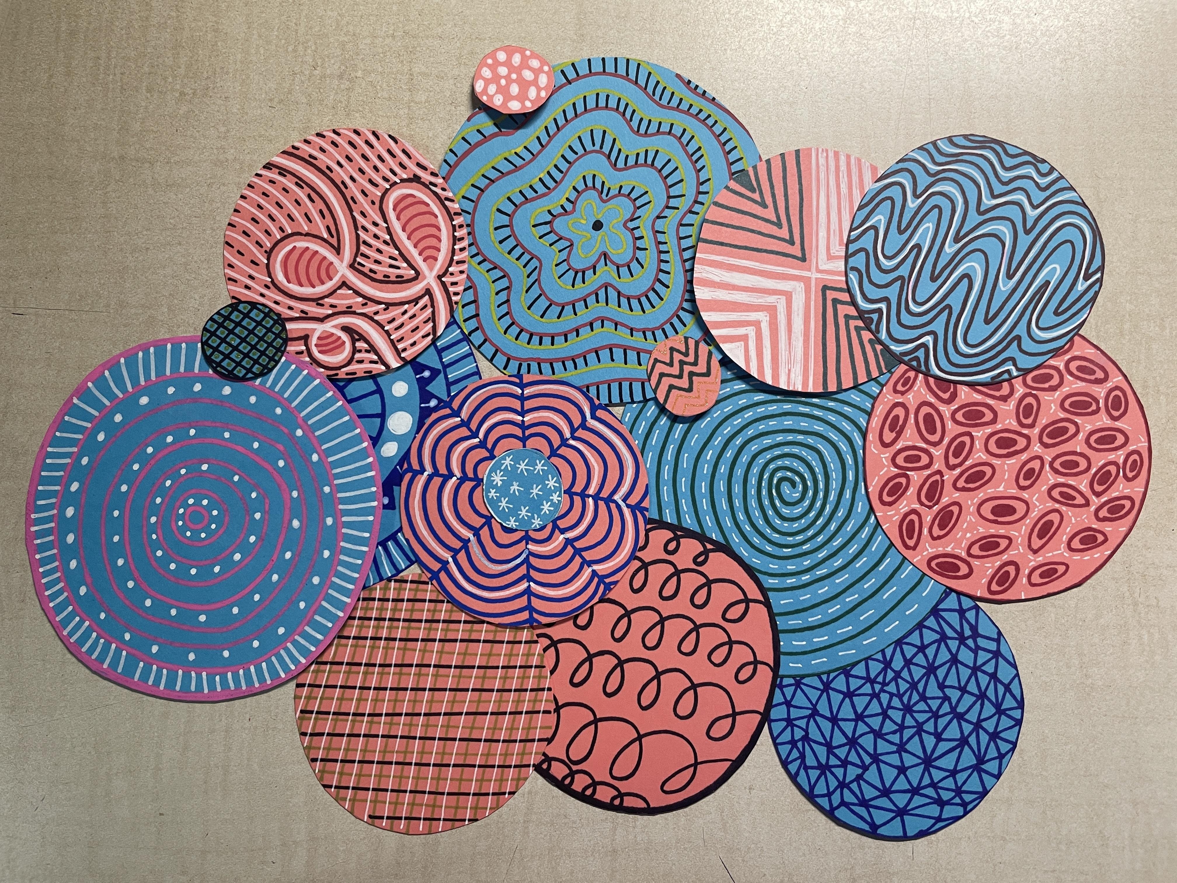 Mindful drawing - student project